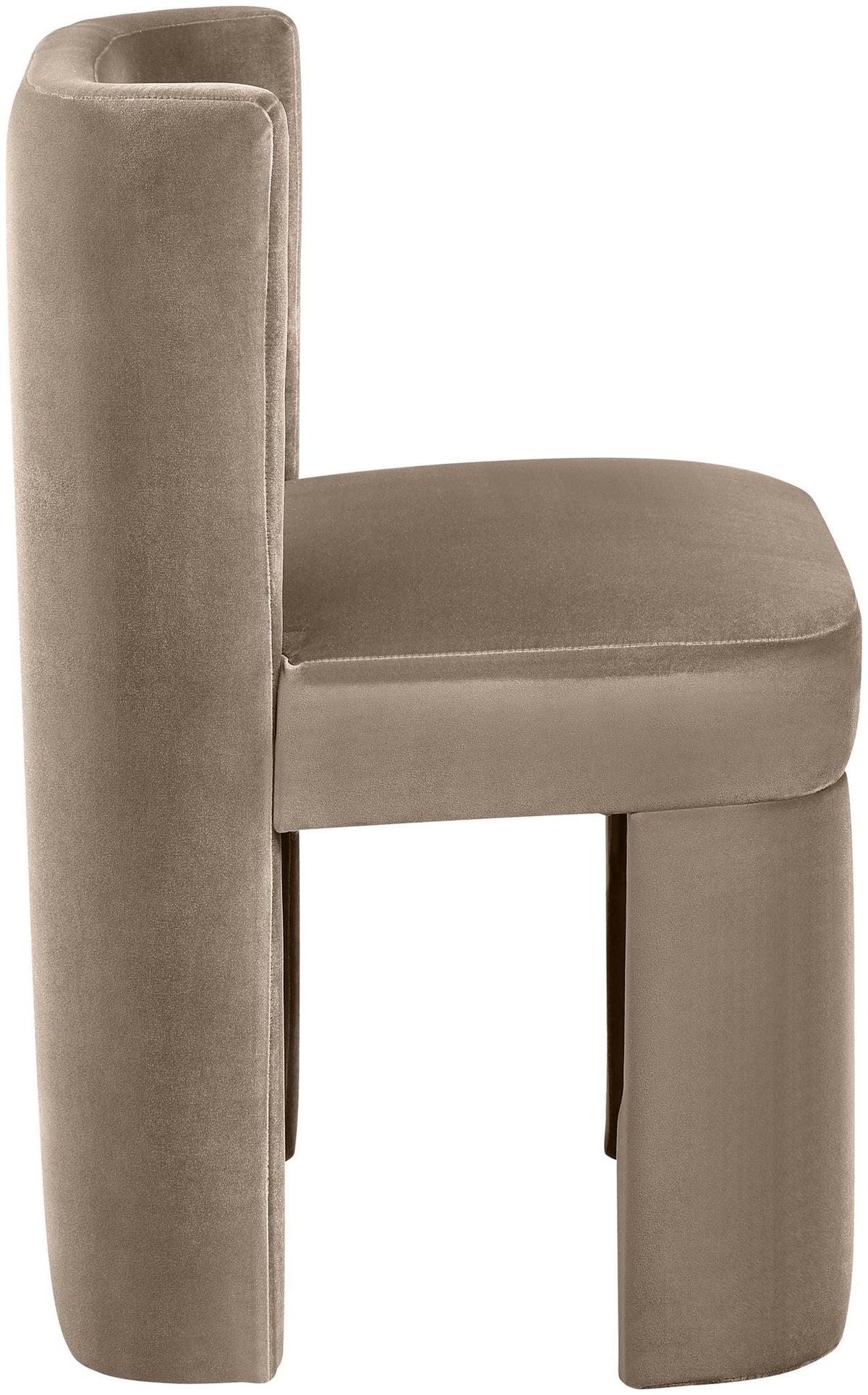 Zuno - Velvet Performance Fabric Upholstered Dining Chair (Set of 2)