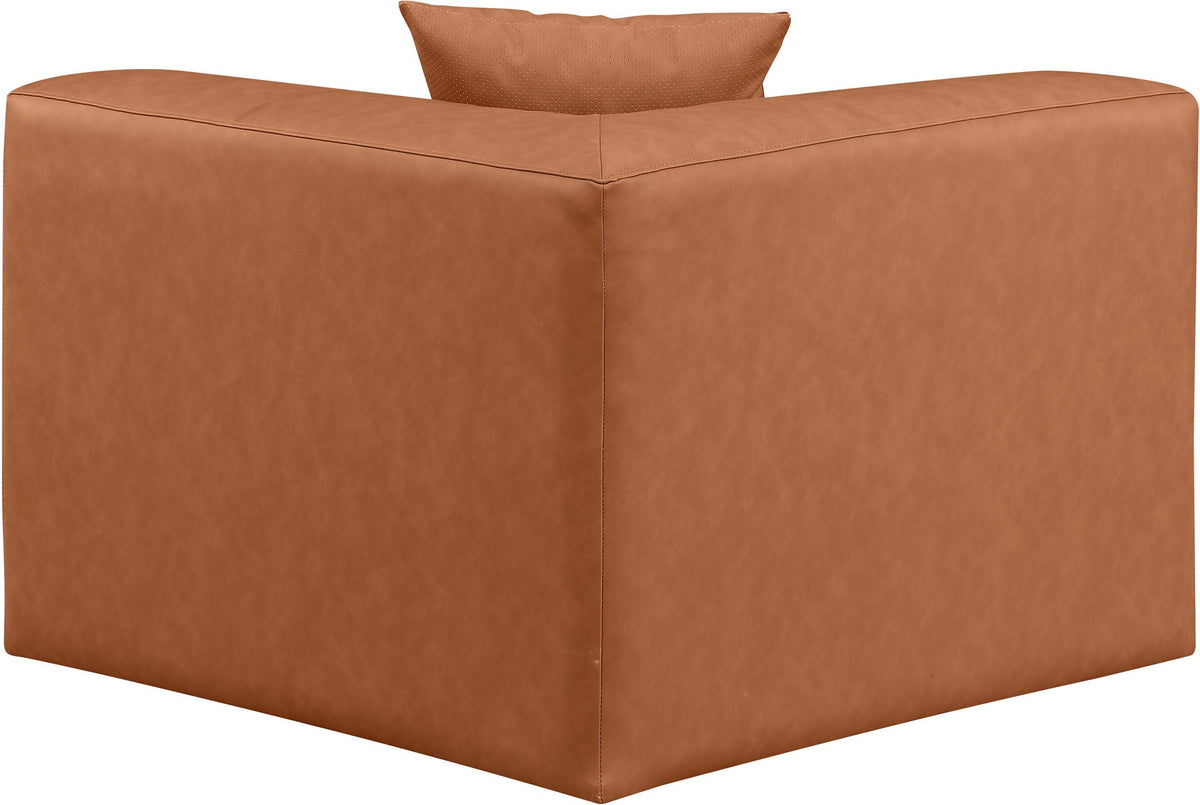 Cube - Corner Chair - Cognac