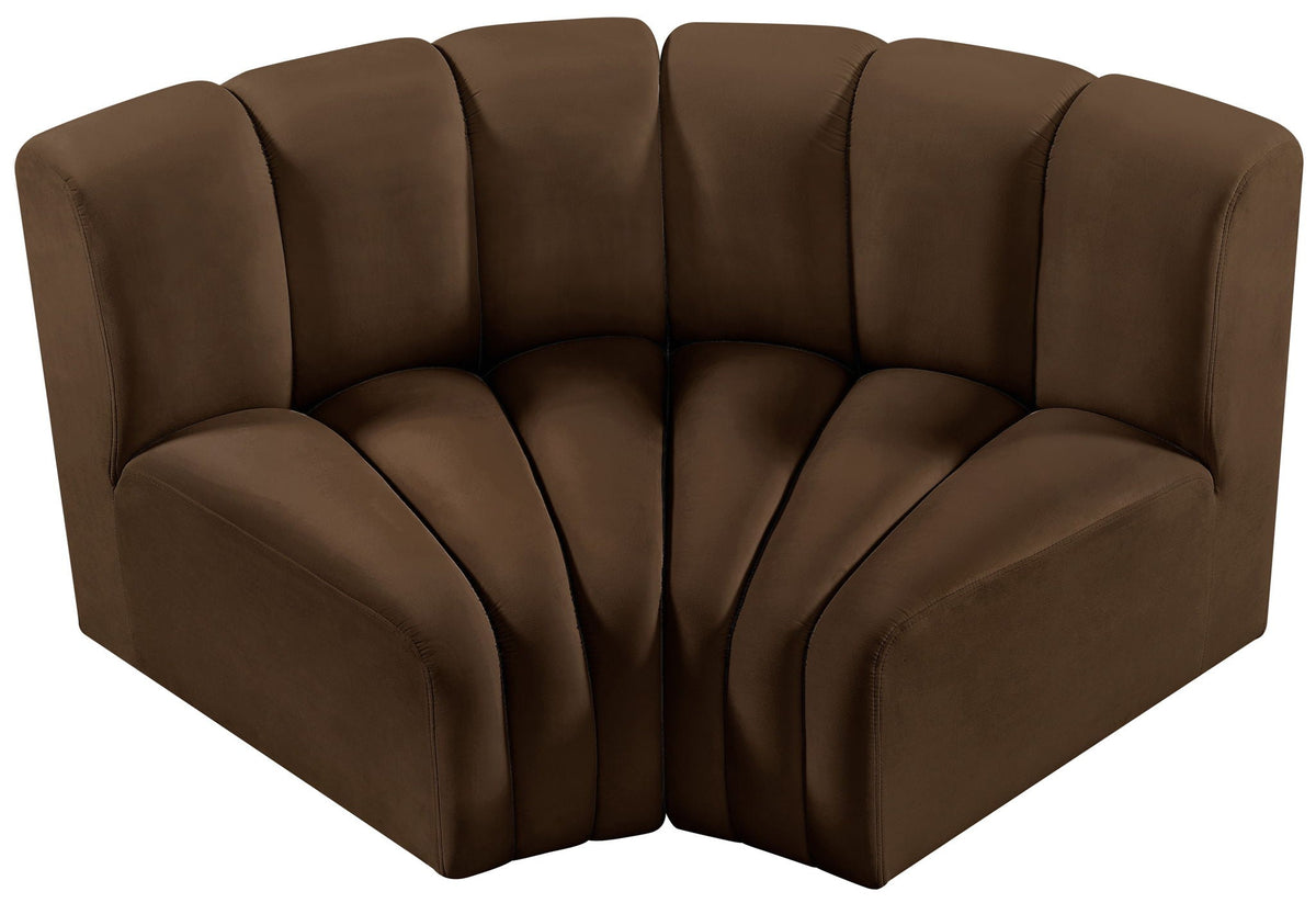 Arc - Velvet 2 Piece Modular Sofa