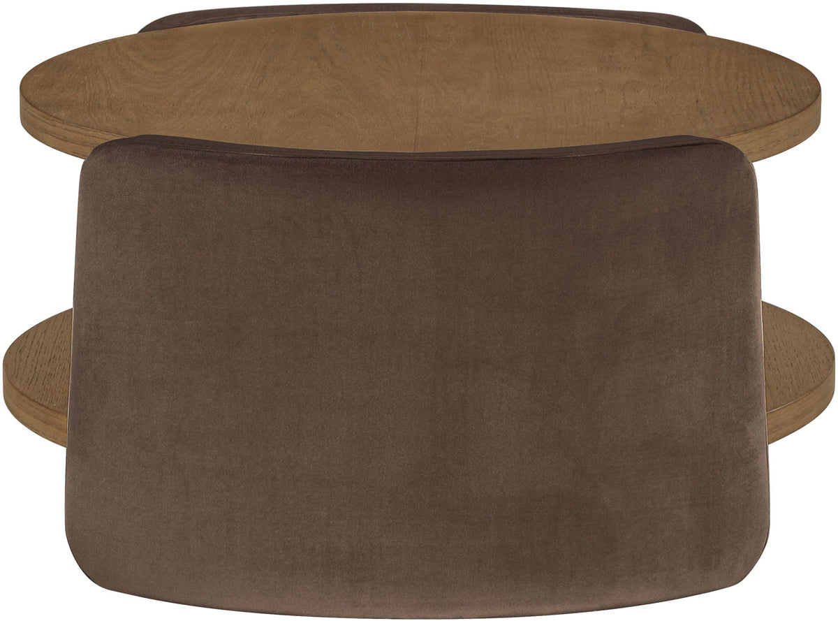 Wren - Velvet And Oak Veneer Coffee Table