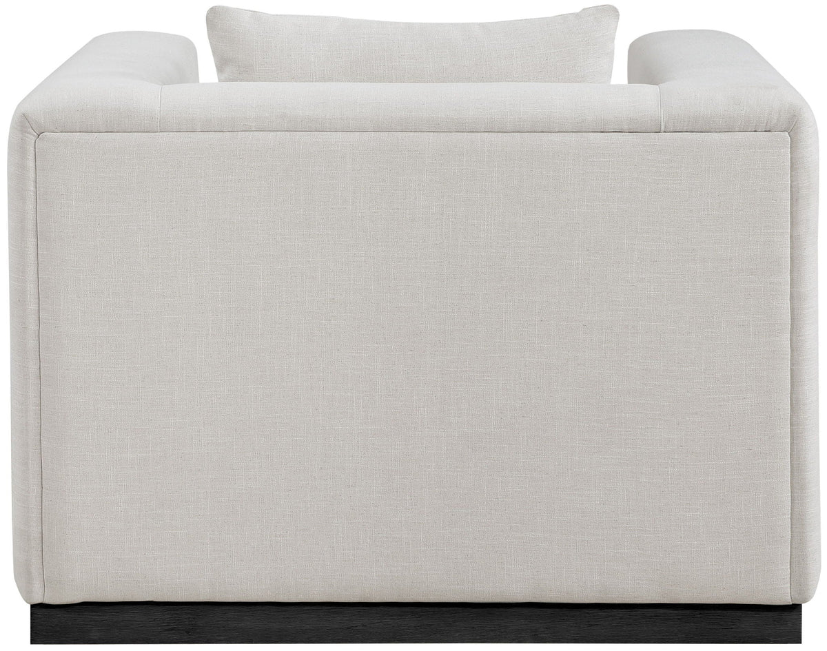 Alfie - Linen Textured Fabic Chair