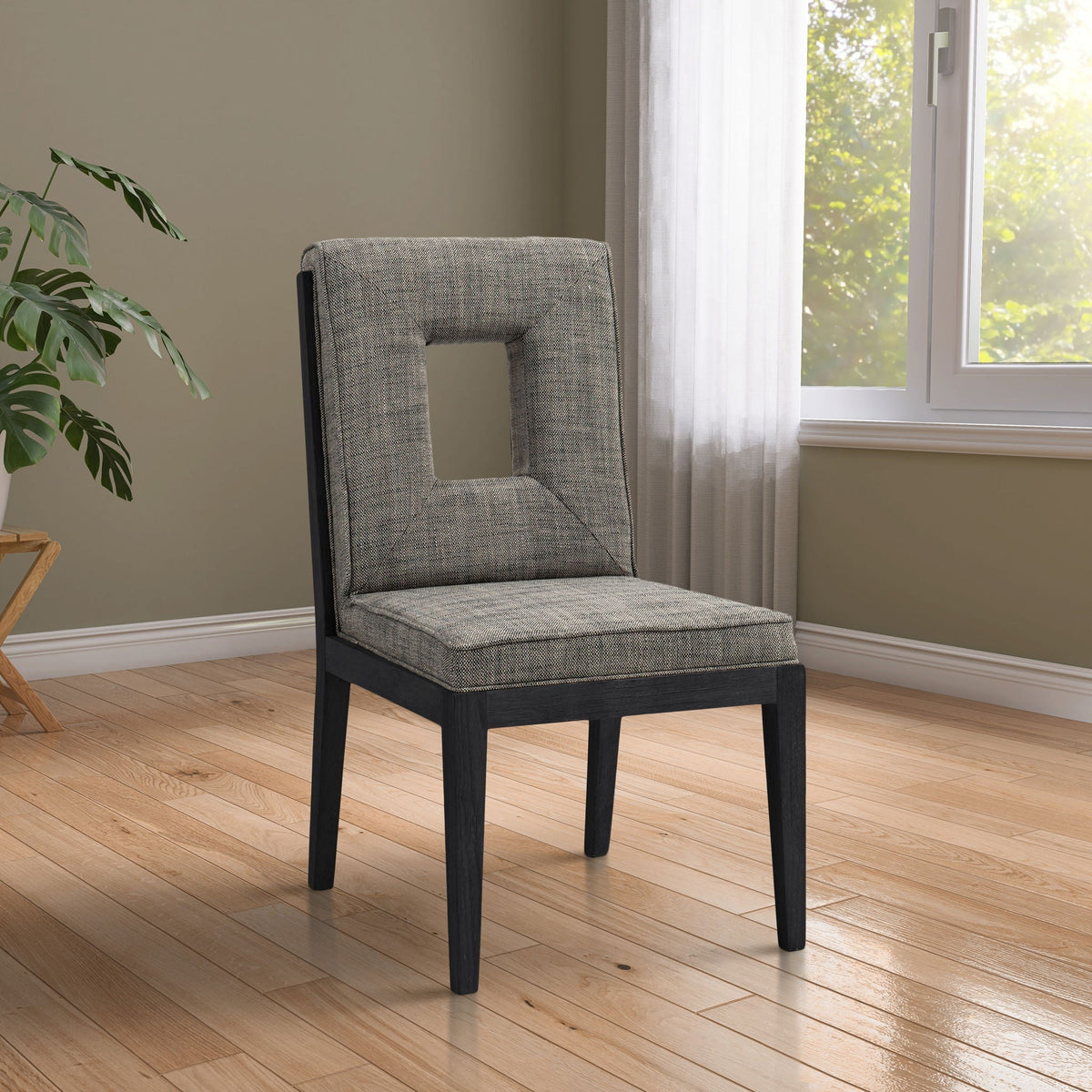 Gwendolyn - Dining Side Chair With Black Frame (Set of 2)