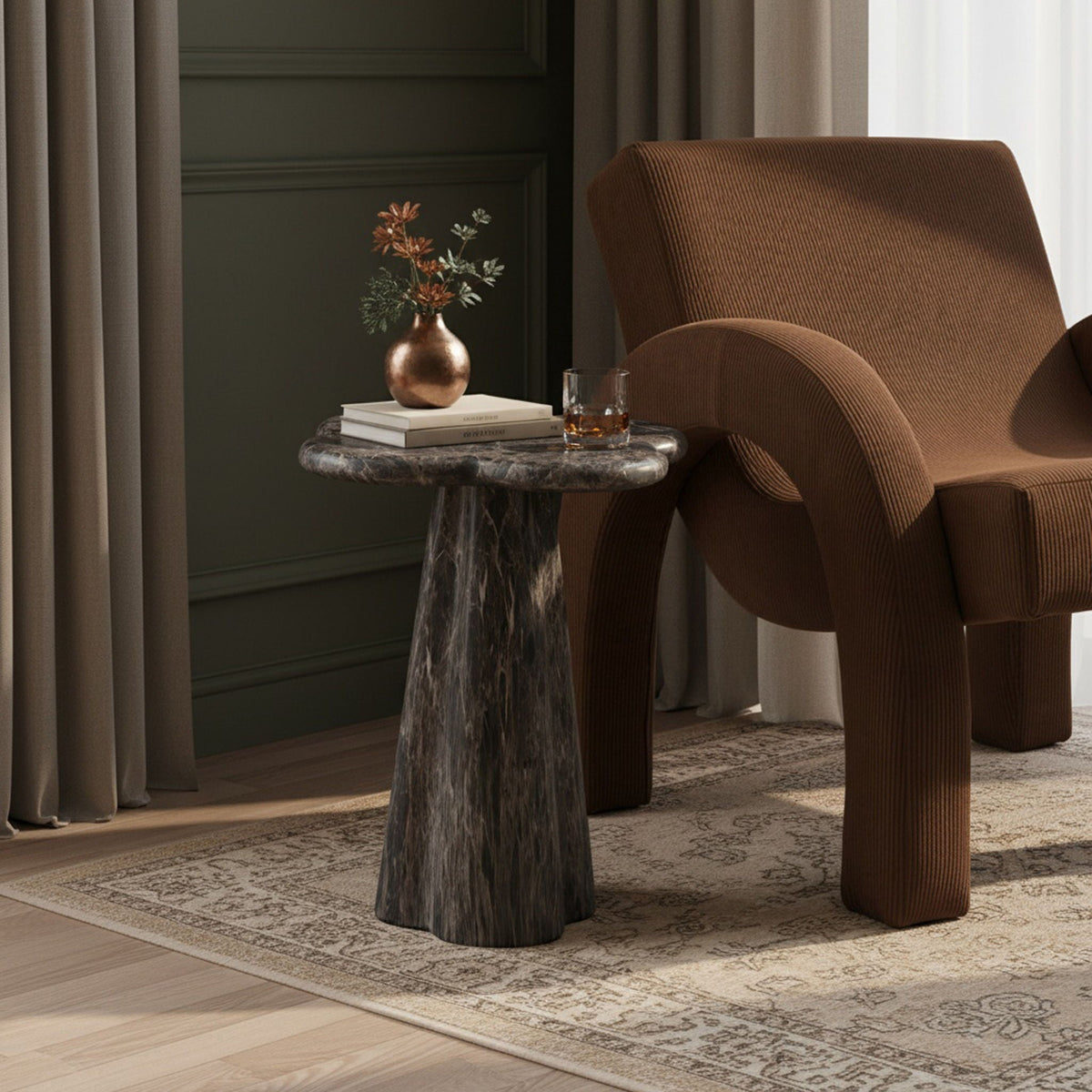 Nola - Concrete Indoor / Outdoor End Table