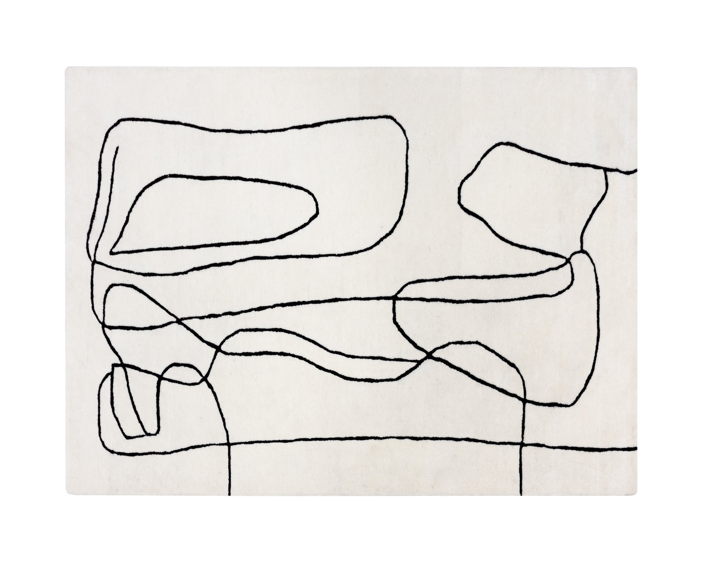 Tilda Hand -Tufted Rug Ivory / Charcoal
