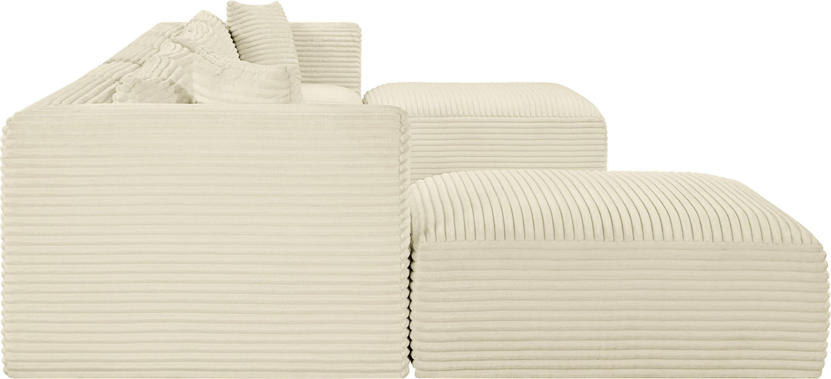 Shaggy - 7 Piece Modular Sectional With 2 Ottomans