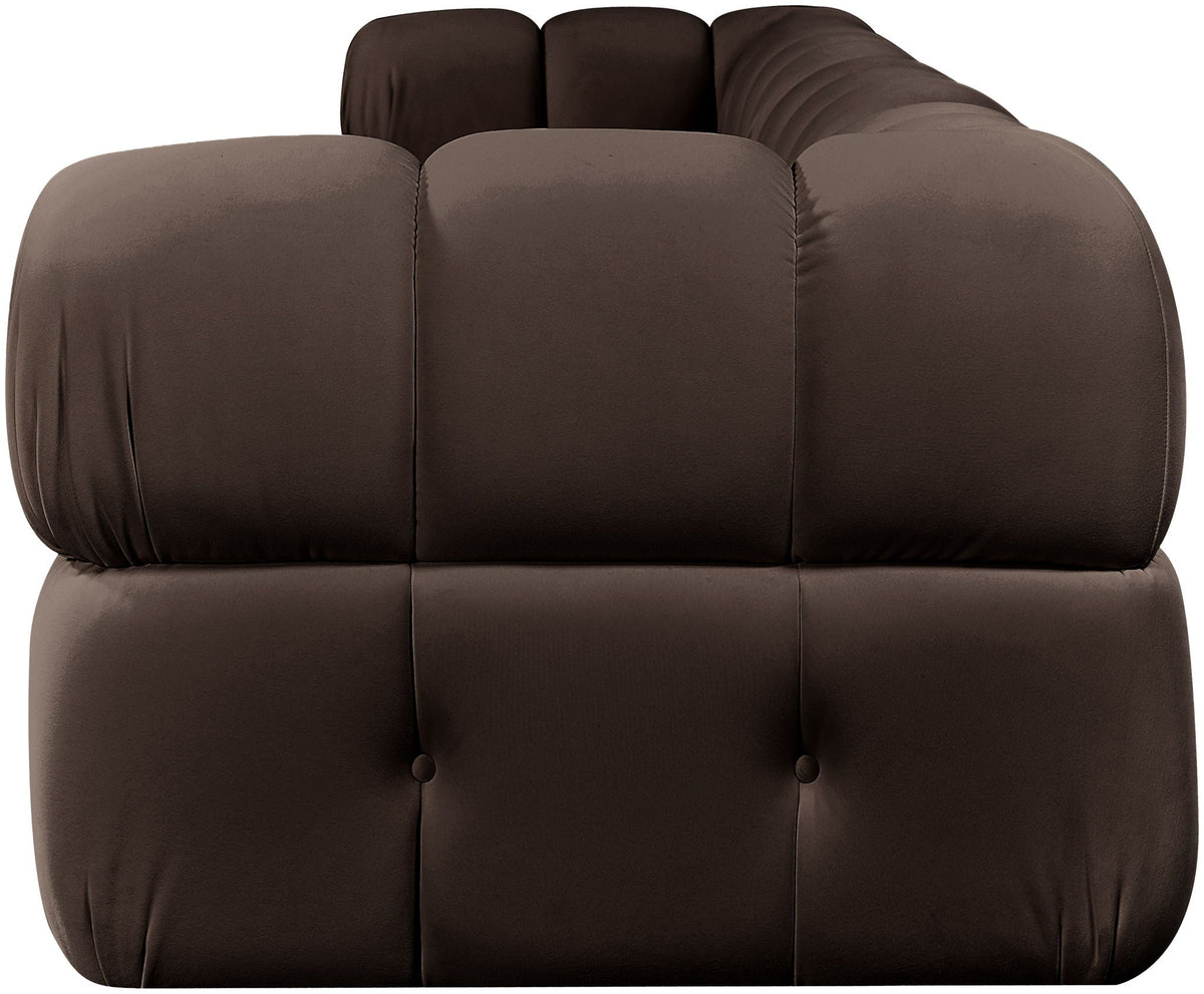 Orin - Fabric Velvet 4 Piece Modular Sofa