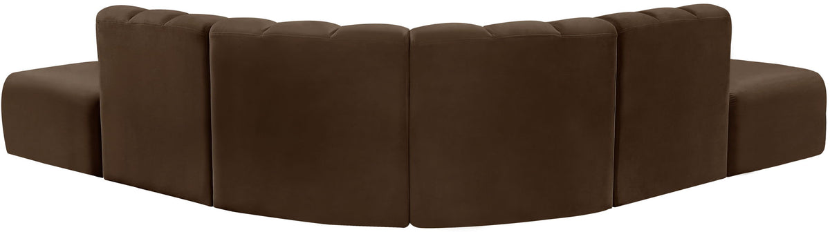 Arc - Velvet 6 Piece Corner Modular Sofa