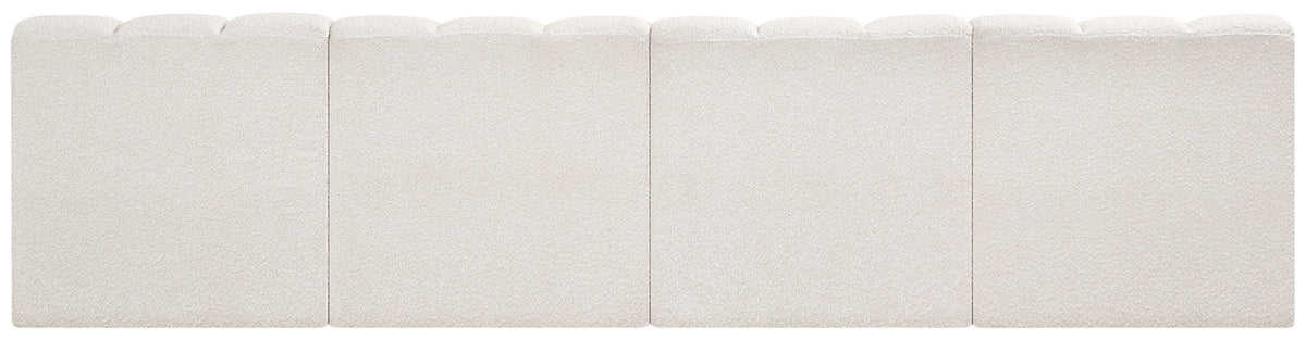 Arc - Boucle Fabric 4 Seats Modular Sofa
