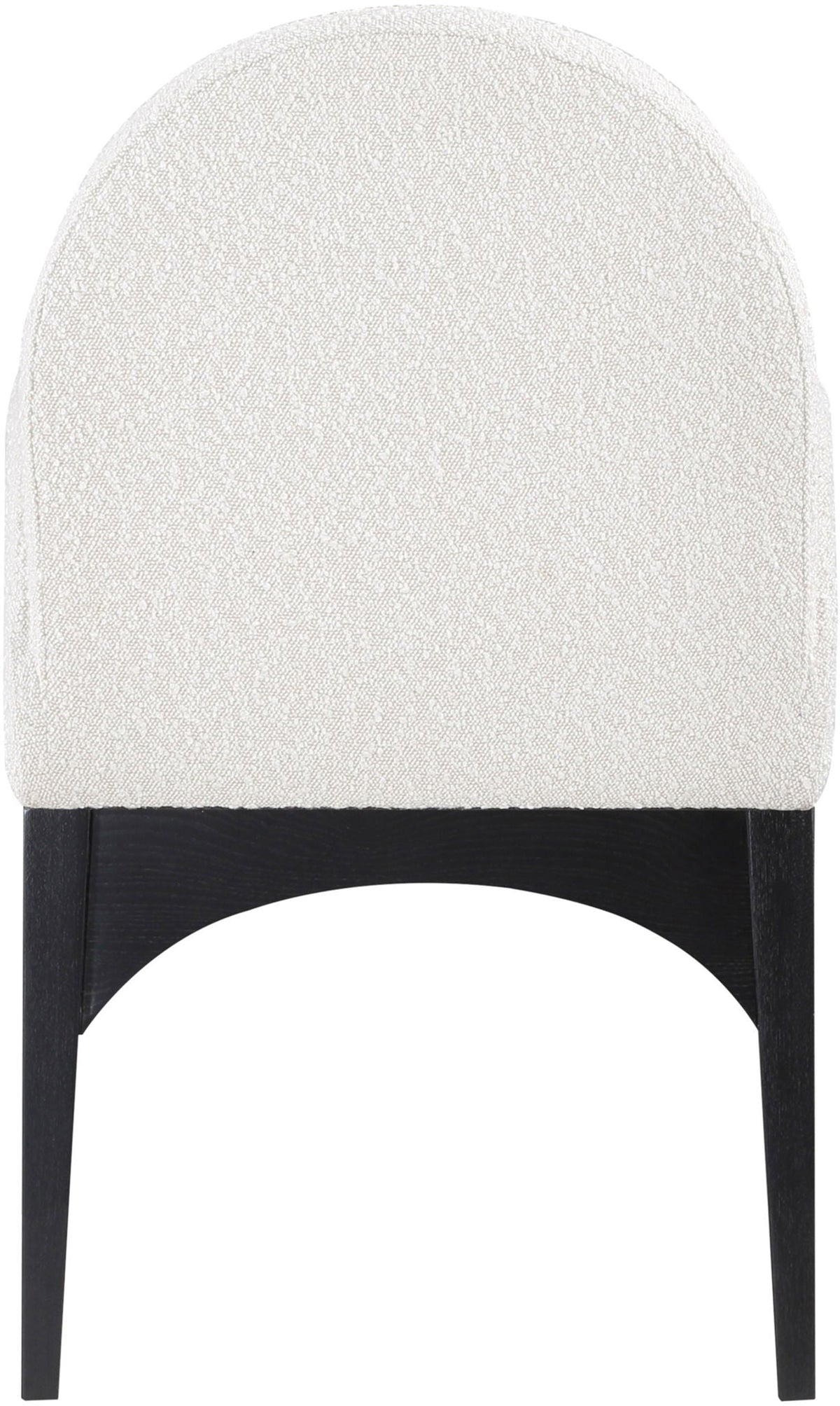 Waldorf - Boucle Dining Arm Chair With Black Legs