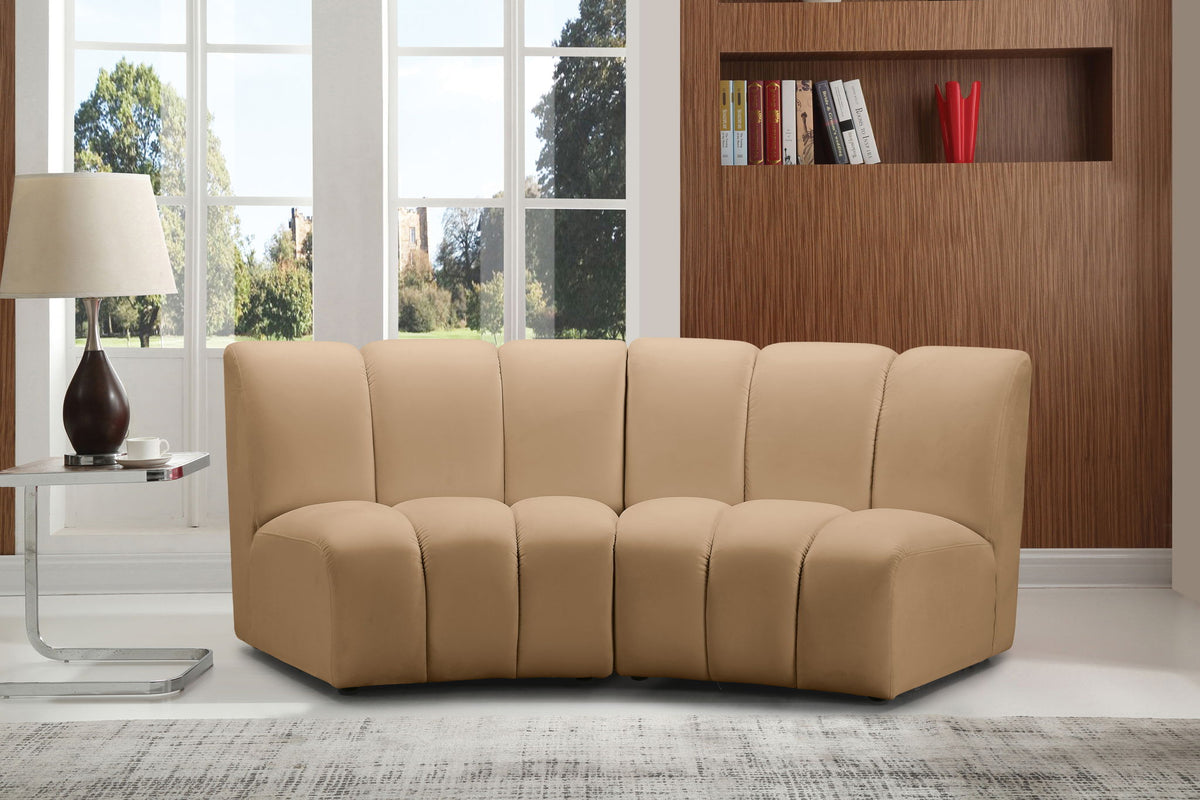 Infinity - 2 Piece Modular Sectional - Camel