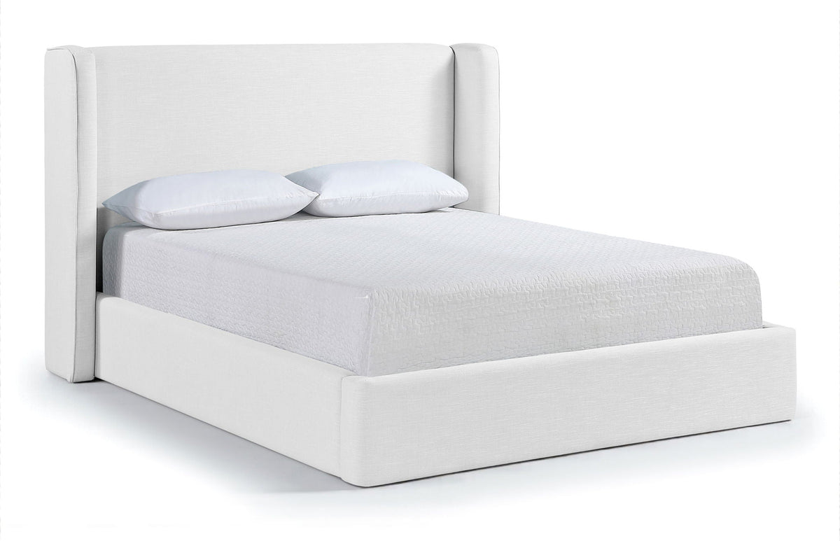 Kendall - Linen Textured Fabric Upholstered Bed