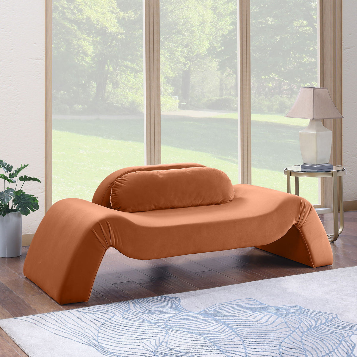 Austin - Velvet Loveseat