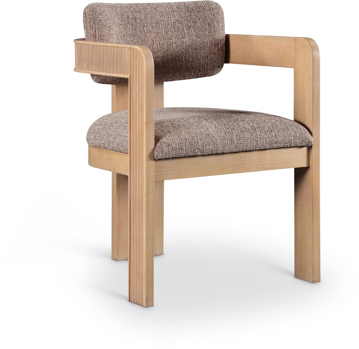 Sacha - Linen Dining Chair With Natural Base (Set of 2)