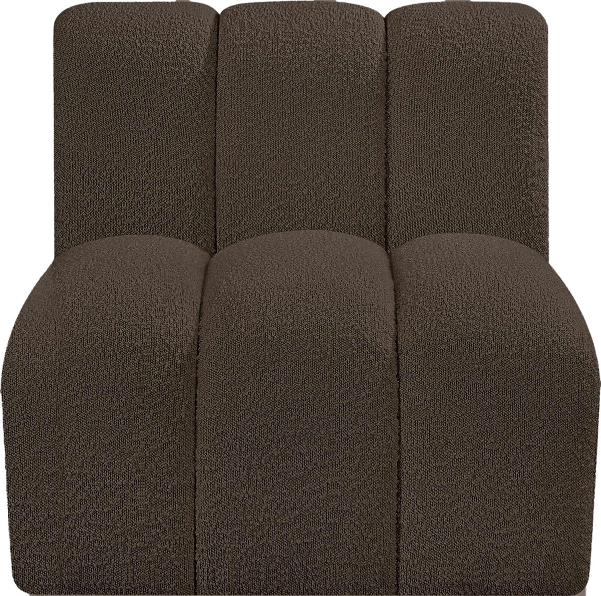 Arc - Boucle Fabric Straight Chair