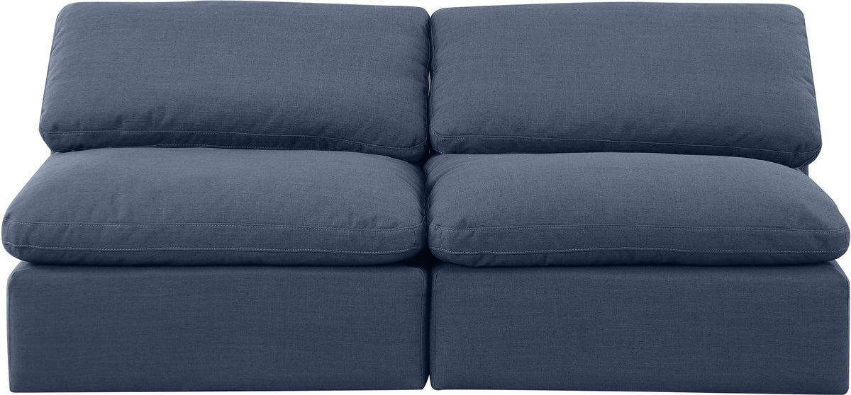 Indulge - Linen 2 Seat Modular Armless Sofa