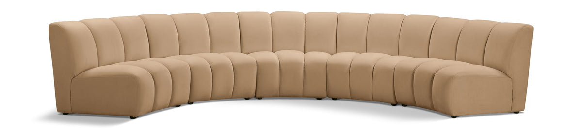 Infinity - 5 Piece Modular Sectional - Camel