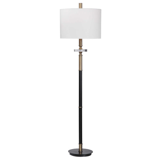 Maud - Floor Lamp - Aged Black