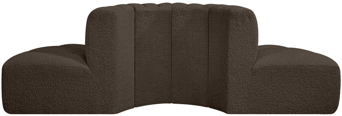 Arc - Boucle Fabric 4 Piece Modular Sofa