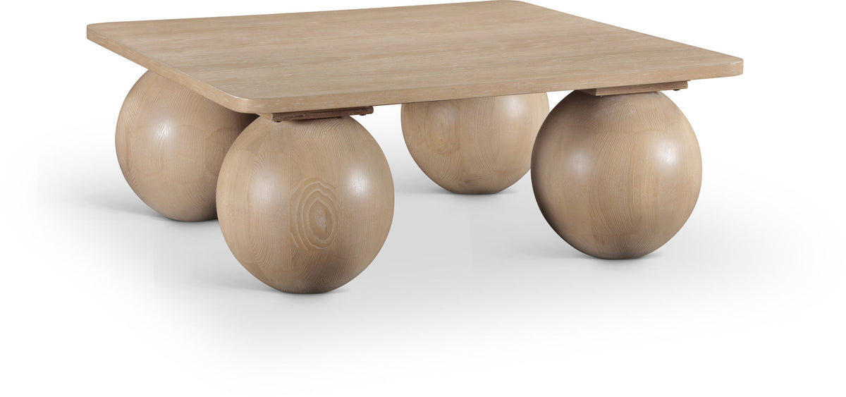 Fitch - Oak Veneer Coffee Table - 4 Legs