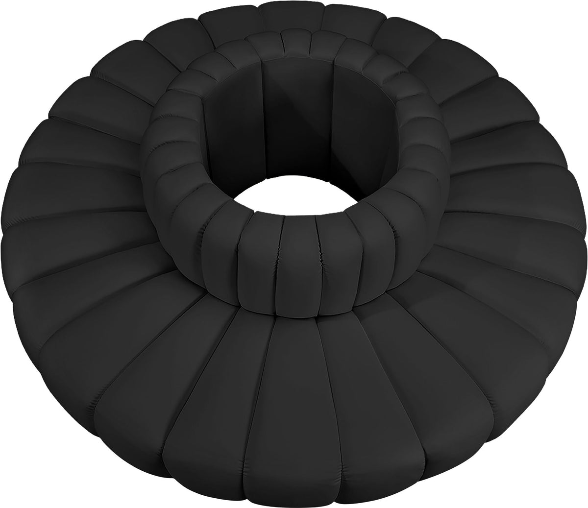 Arc - Faux Leather 8 Piece Round Modular Sofa