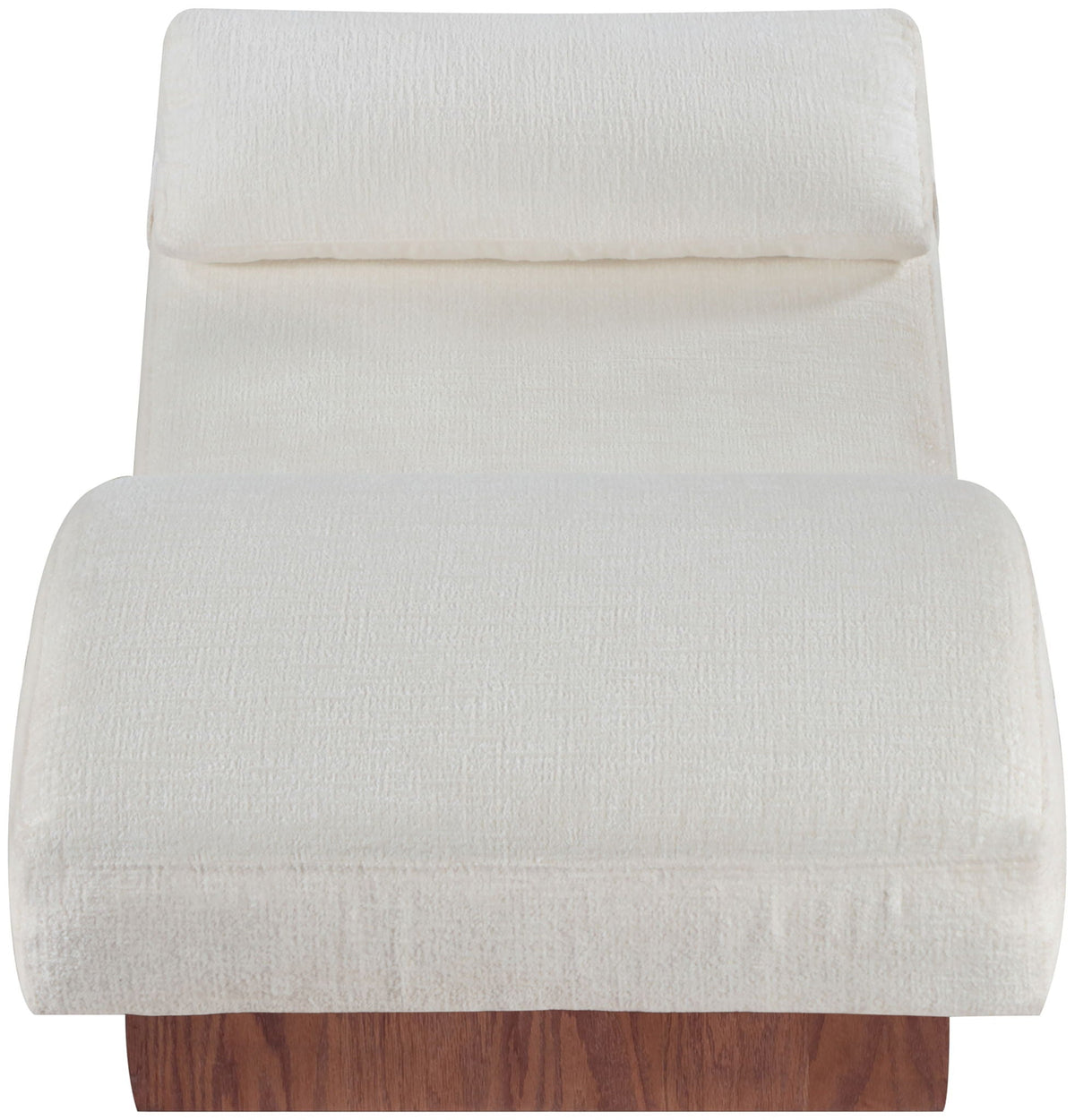 Marcella - Chaise Lounge - Walnut Base