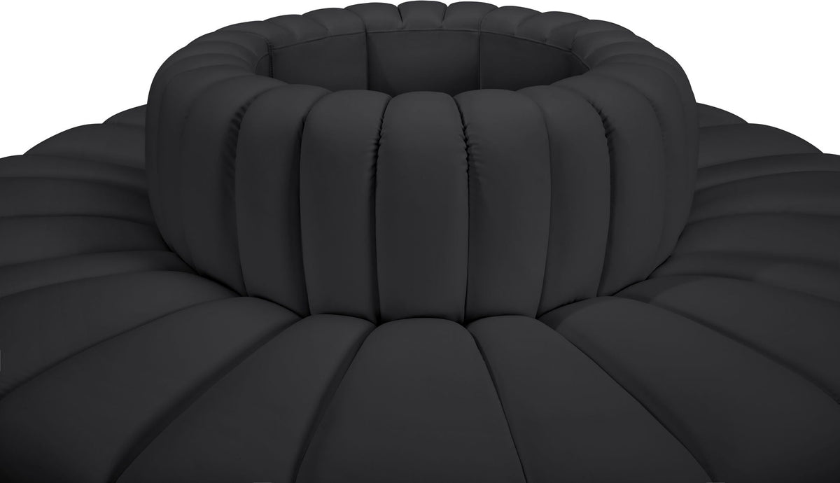 Arc - Faux Leather 8 Piece Round Modular Sofa