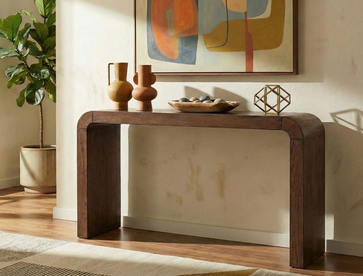 Toulon - Oak Veneer Console Table