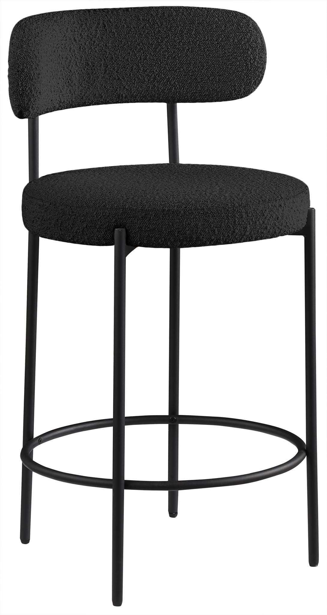 Beacon - Boucle Fabric Stool (Set of 2)