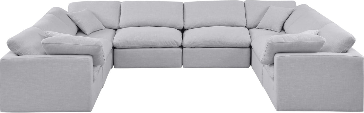 Indulge - Linen 8 Piece Modular Sectional