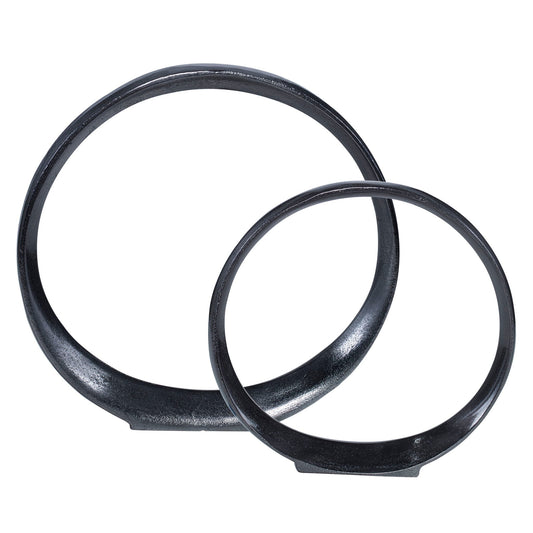 Orbits - Ring Sculptures (Set of 2)