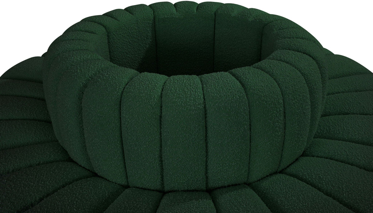 Arc - Boucle Fabric 8 Piece Round Modular Sofa
