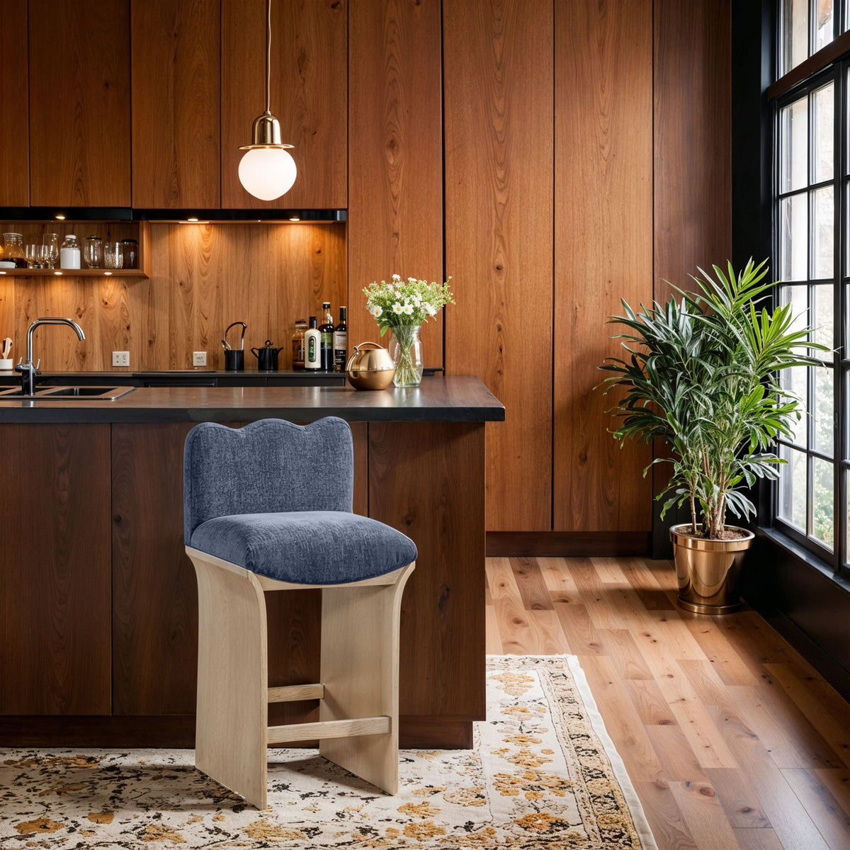 Shaw - Counter Stool - Natural Base