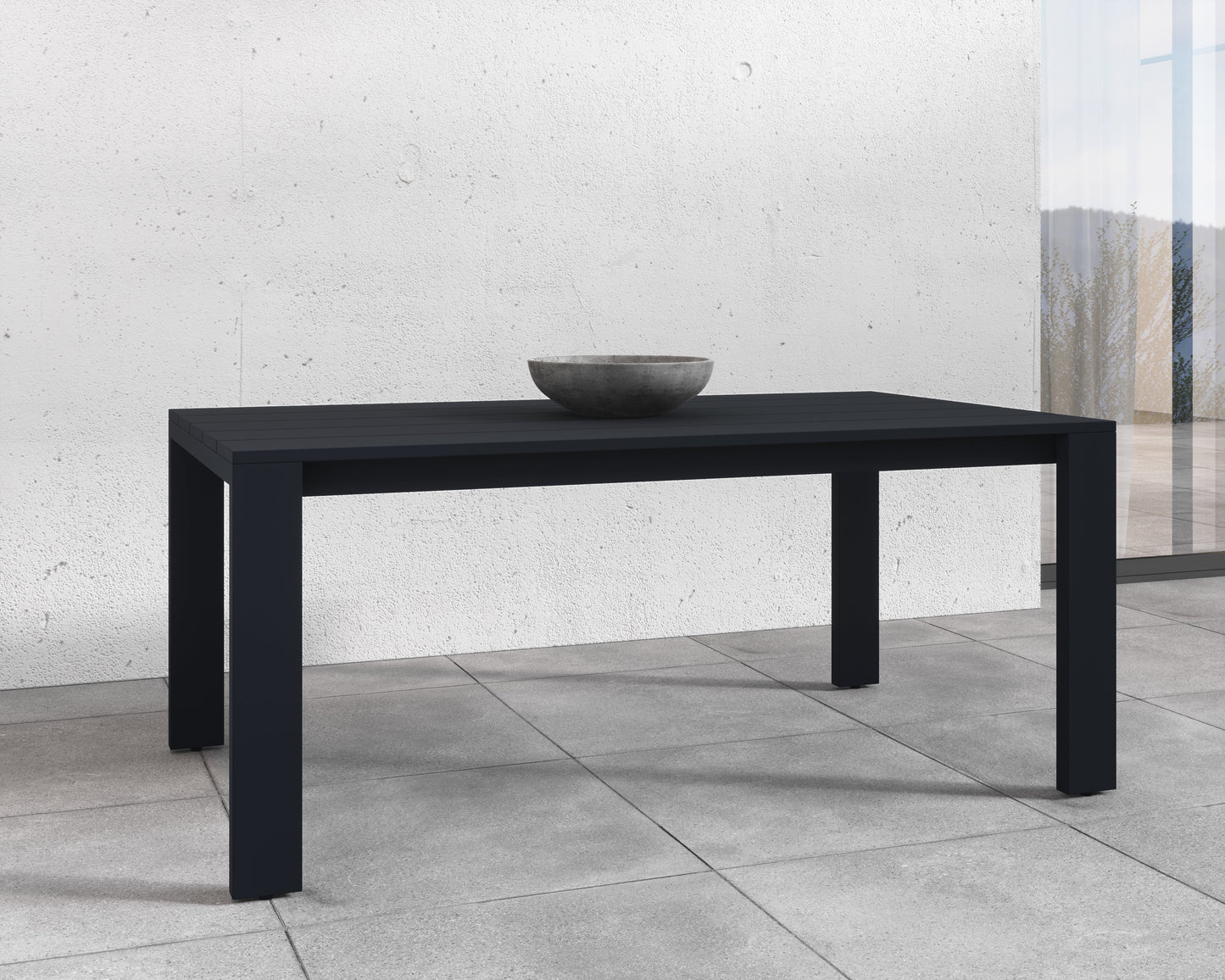 Lucerne Dining Table - Sterling Black