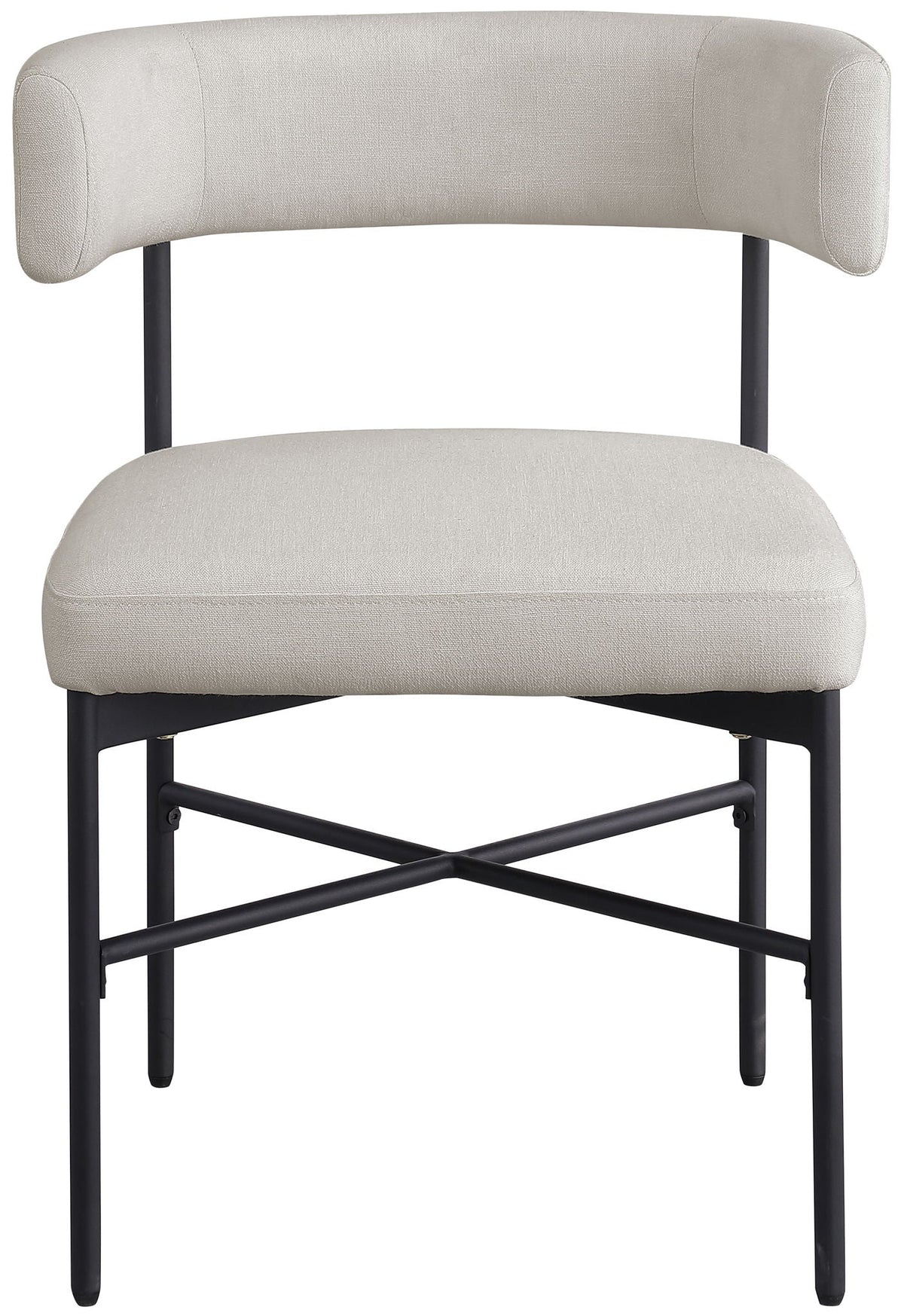 Rivage - Durable Dining Chair With Black Frame (Set of 2)