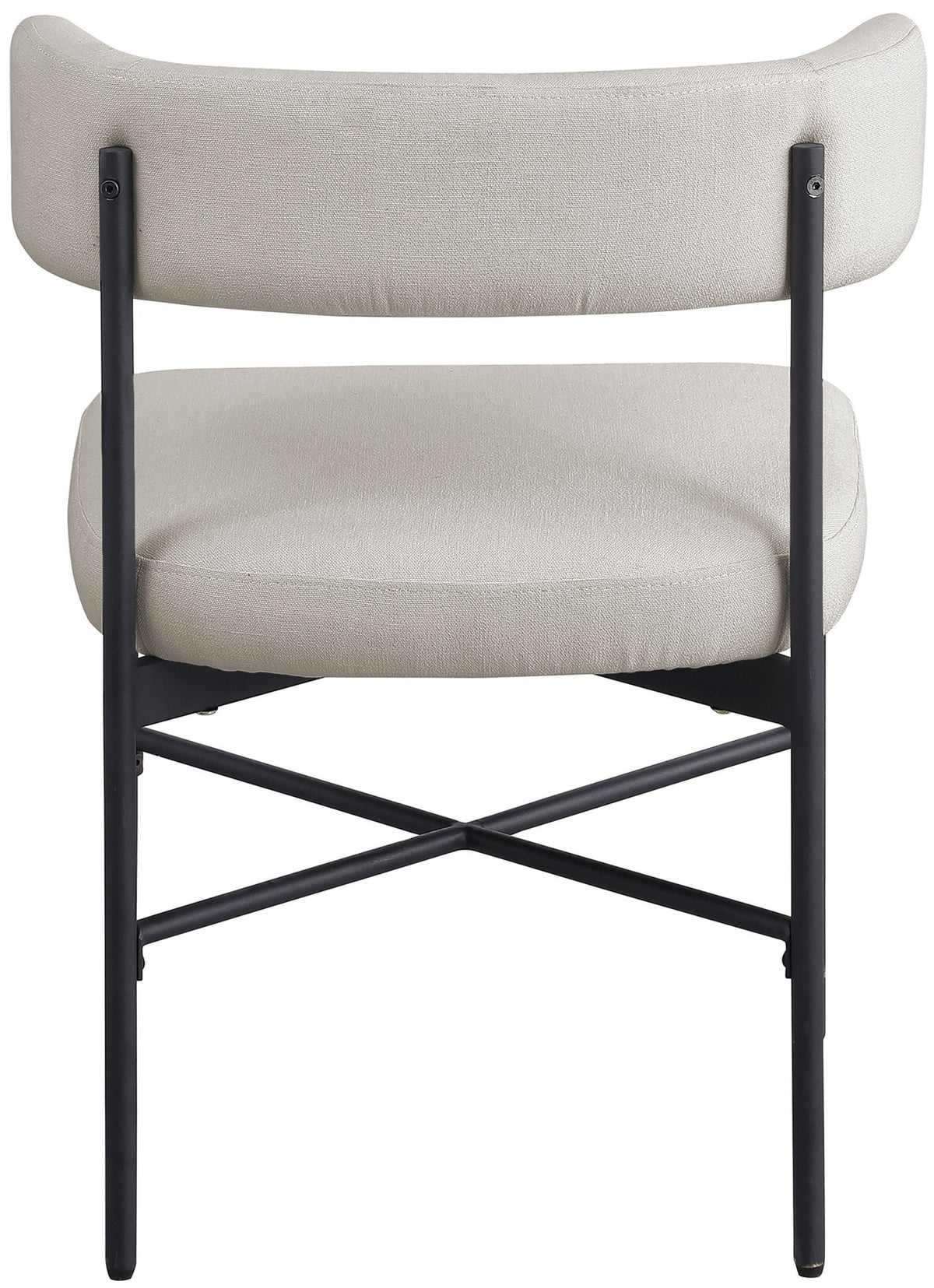 Rivage - Durable Dining Chair With Black Frame (Set of 2)
