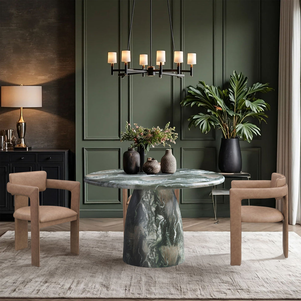 Cosenza - Round Concrete Dining Table