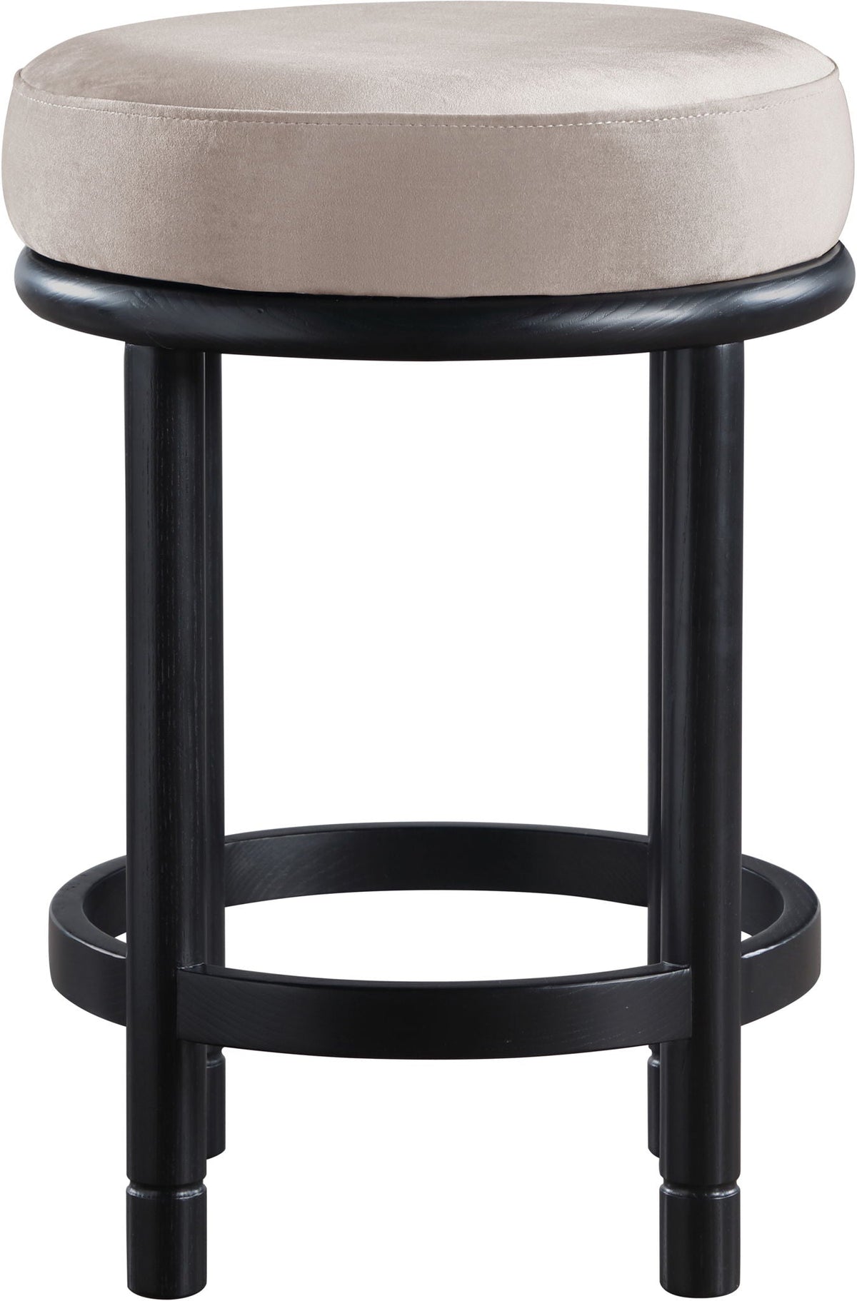 Monette - Counter Stool With Black Base