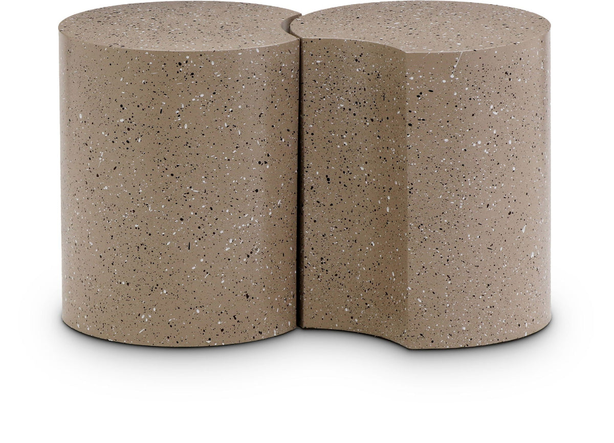 Dimple - End Table - Terazzo Finish