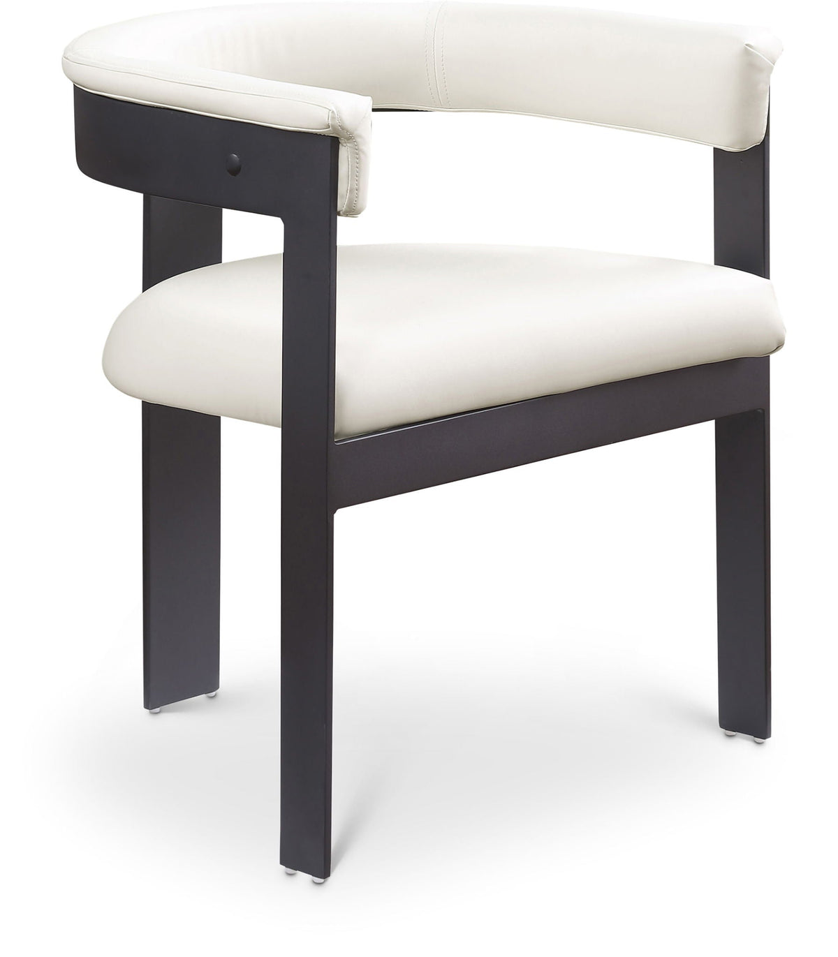 Romeo - Faux Leather Dining Chair With Black Base (Set of 2)