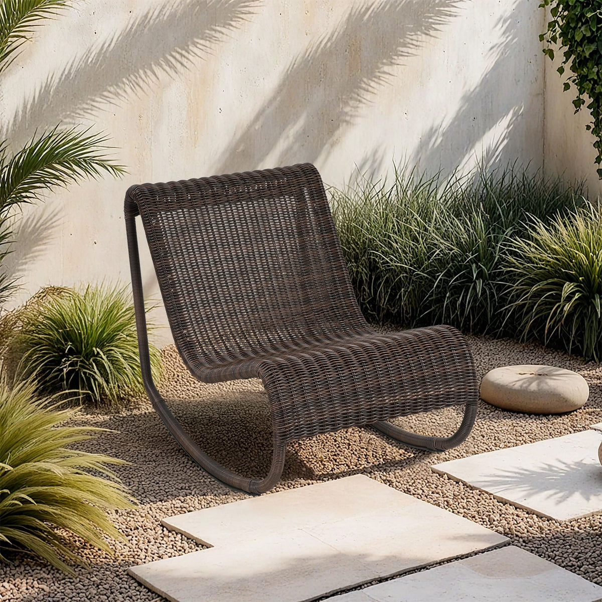 Antigua - Wicker Outdoor Patio Rocking Chair