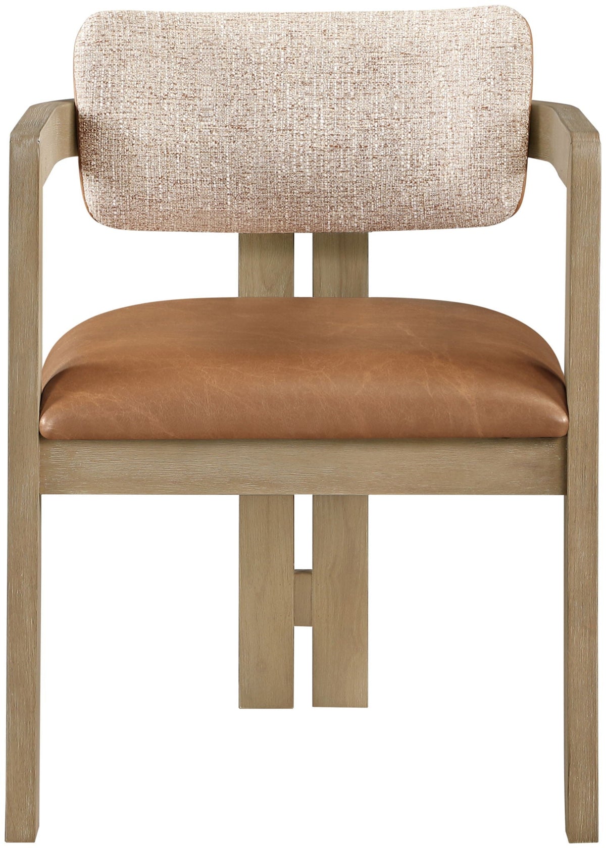 Ravina - Upholstered Dining Chair With Stained Natural Base (Set of 2)