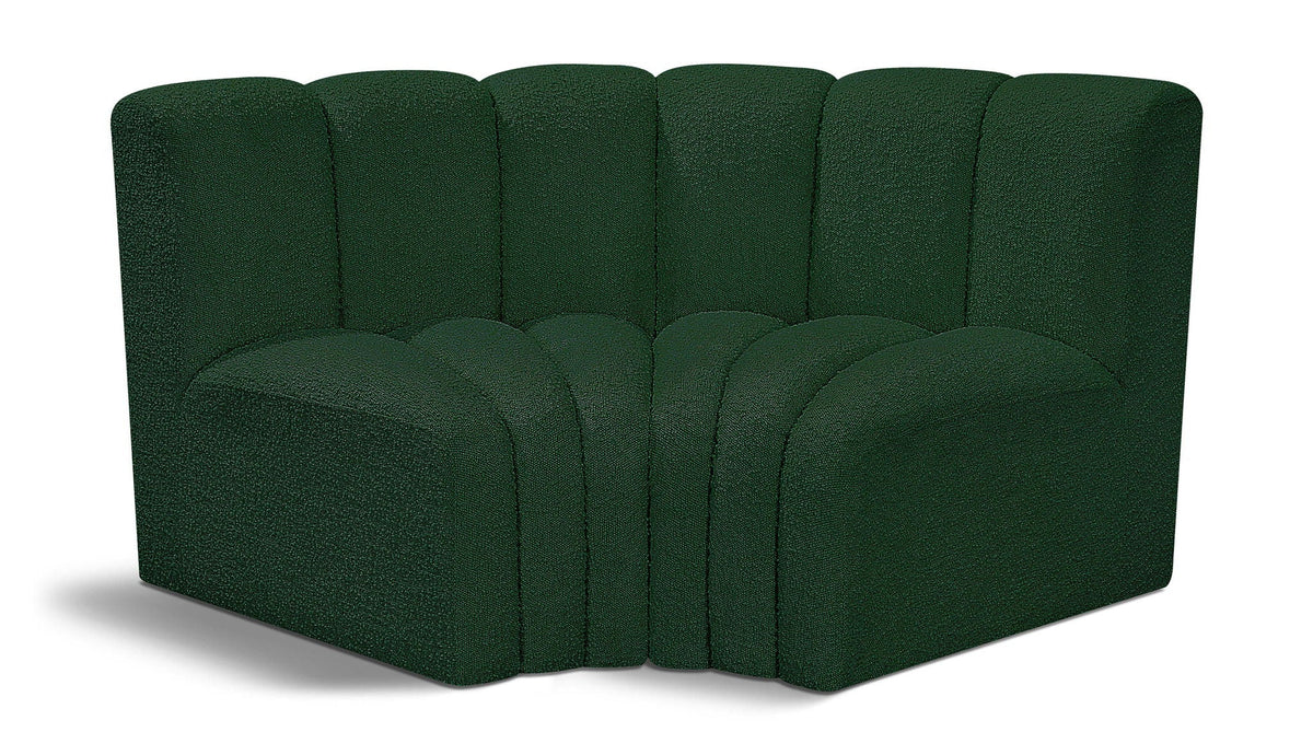Arc - Boucle Fabric 2 Piece Modular Sofa