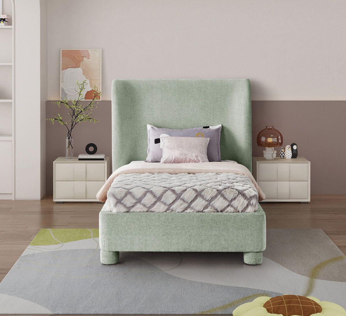 Penny - Chenille Fabric Bed