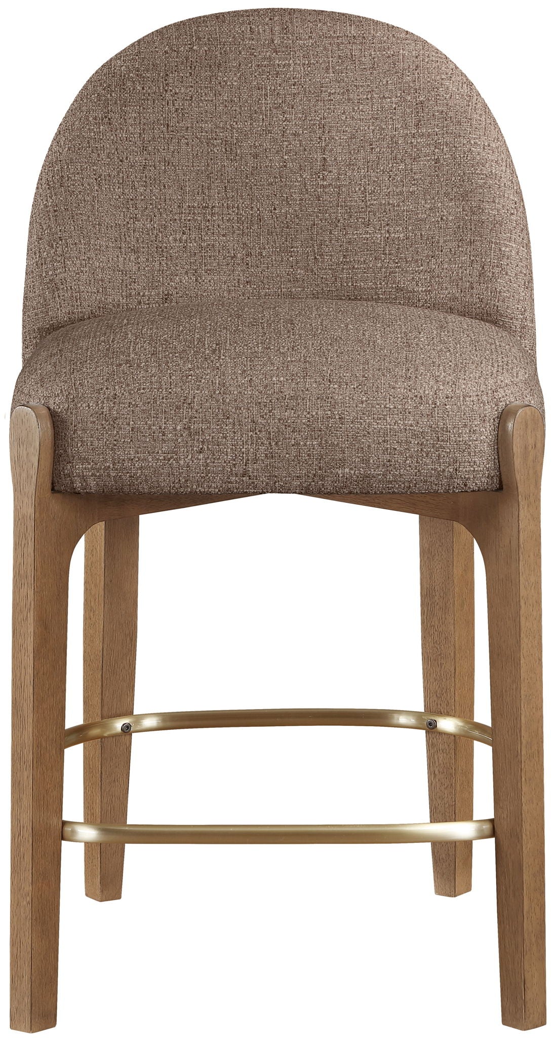 Torino - Counter Stool With Brushed Brown Base