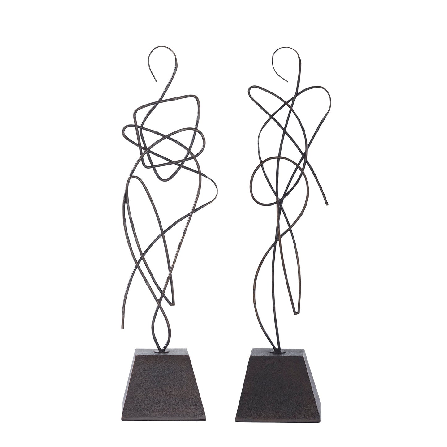 Arabesque  Set Of 2 Sculptures