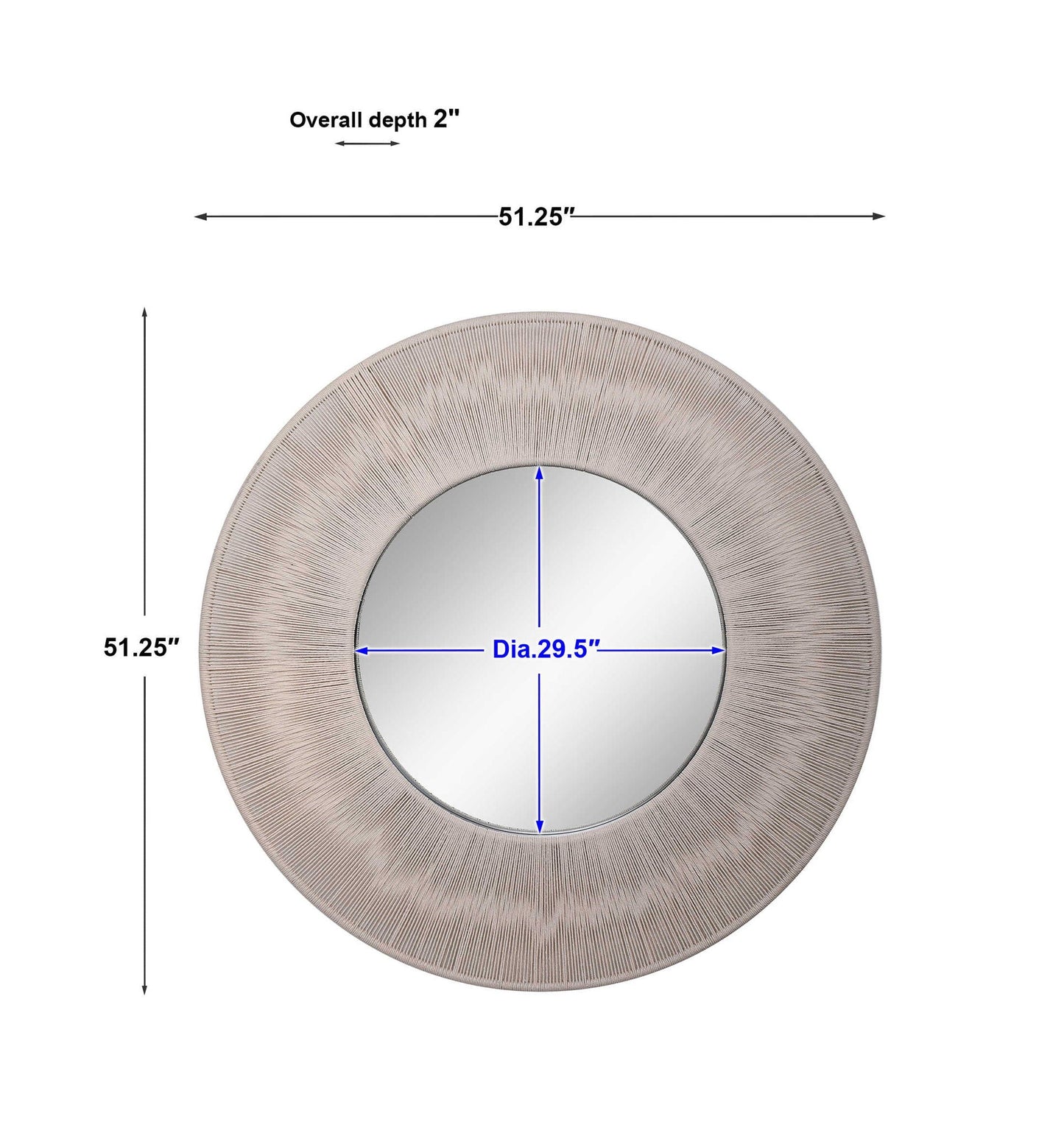 Sailor's Knot - Round Mirror