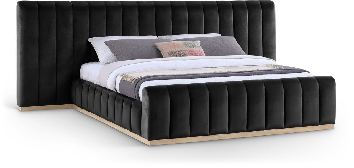 Amara - Velvet Upholstered Bed