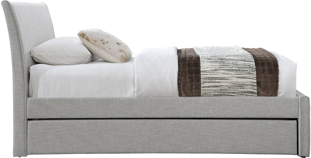 Myles - Linen Twin Trundle Bed