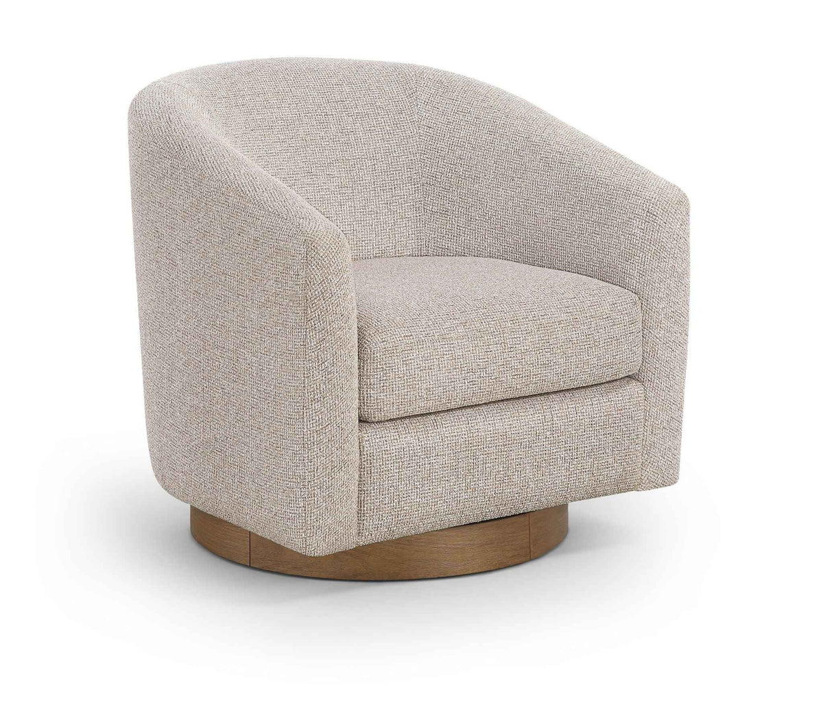 Modra - Performance Fabric Upholstered Swivel Accent Chair