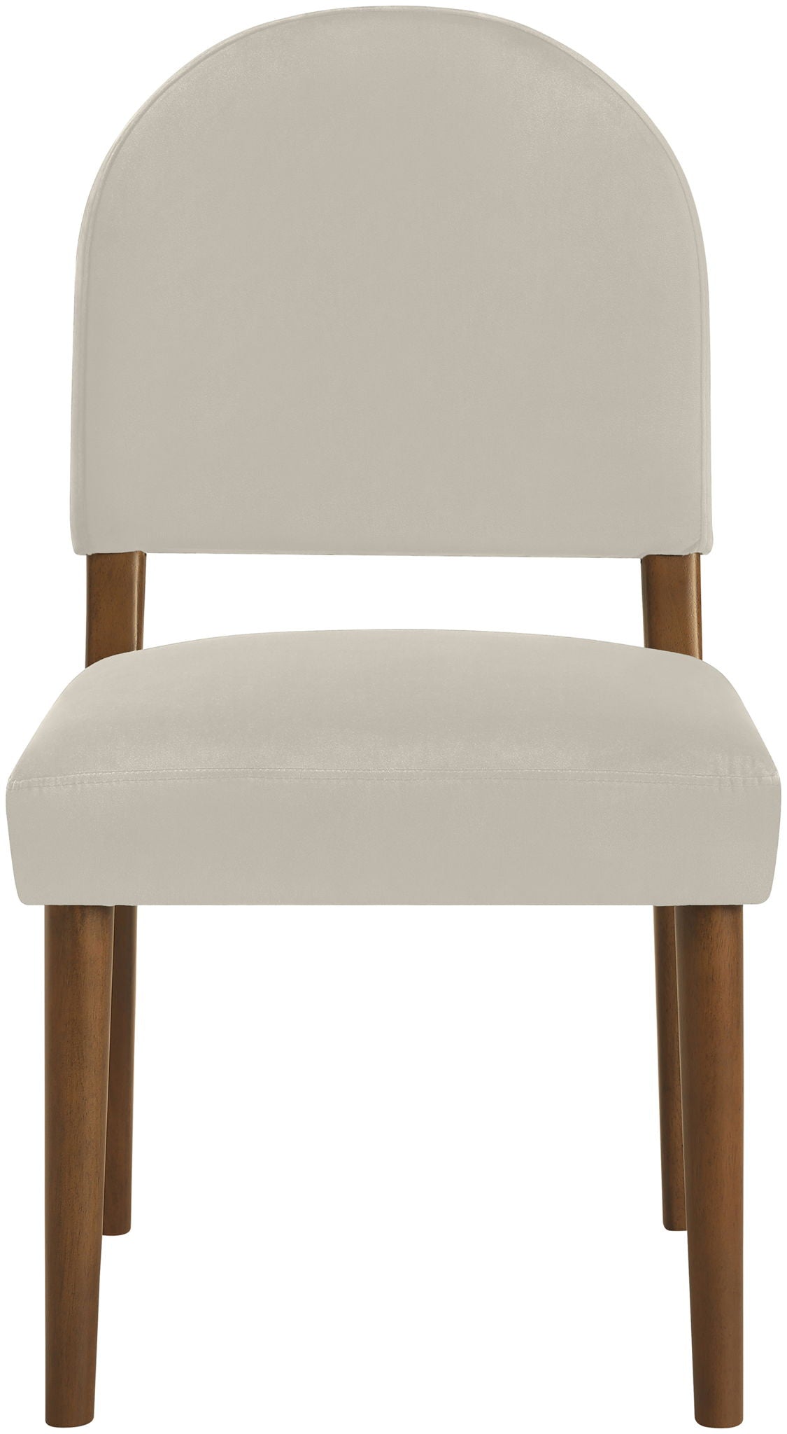 Varinelle - Velvet Dining Chair (Set of 2) - Walnut Frame